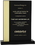 Custom Gold Award (6" x 7 1/2" x 1/2") Screen-Printed, Price/piece
