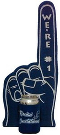 Custom Foam #1 Finger with Attached Can Holder