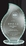 Custom Flame Award with Pearl Edge - Medium, 9" H x 6" W x 3/8" D, Price/piece