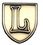 Custom Stock Alphabet Insert 11/16" (Letter "L") Gold, Silver or Bronze, Price/piece