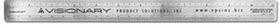 Custom 12-1/4"x1" Spring Tempered Stainless Steel Architectural Ruler (2 Sided)