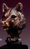 Custom Wolf Head Trophy
