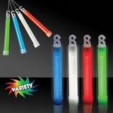 Blank Assorted Safety Glow Sticks, 6
