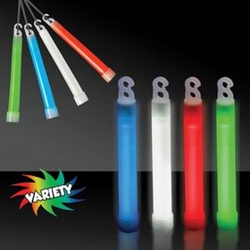 Blank Assorted Safety Glow Sticks, 6" L