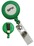 Custom Green Retractable Badge Reel Holder, Price/piece