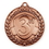 Custom 2 3/4'' 3rd Place Wreath Award Medallion, Price/piece