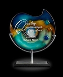 Custom Poseidon Art Glass Award