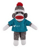 Custom Orginal Sock Monkey (Plush) in Scrub Shirt 10