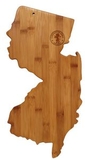 Custom New Jersey State Cutting And Serving Board, 15 1/4