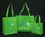 Custom Non-Woven PP Spring Green Shopper (13"x6"x15"), Price/piece