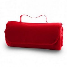 Blank Roll-Up Blanket - Red - Overseas, 48" L X 53" W