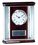 Blank Rosewood Piano Finish Clock with Aluminum Accents (7 1/2"x9"), Price/piece