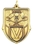 Custom 100 Series Stock Medal (Lacrosse) Gold, Silver, Bronze, Price/piece