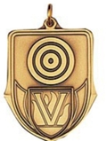Custom 100 Series Stock Medal (Target) Gold, Silver, Bronze