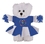 Custom Soft Plush White Bear in Cheerleader Outfit 8", Price/piece