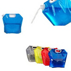 Custom 5L Foldable Portable Water Bag, 11 4/5" W x 12 4/5" H