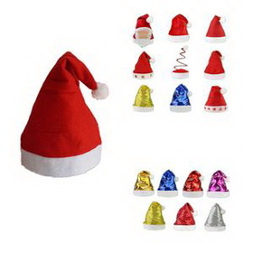 Custom Non-woven Fabric Christmas Hat, 11" W x 15 7/10" H