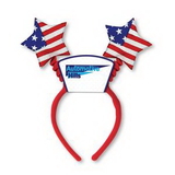 Patriotic Star Boppers Headband w/ Custom Paper Stock Icon
