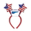 Patriotic Star Boppers Headband w/ Custom Paper Stock Icon, Price/piece