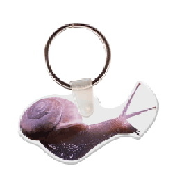 Custom Snail Animal Key Tag