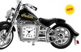 Custom Motorcycle Clock, 4 3/8
