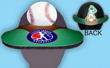 Custom Foam Full Color Baseball & Batter Visor