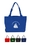 Custom Solid Color Boat Tote, 19" W x 12" H x 4.5" D, Price/piece