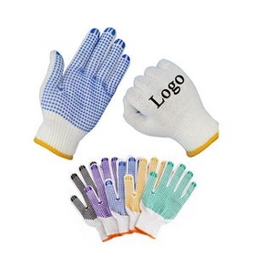 Custom Protective Grip Cotton Gloves, 9" L