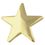 Blank Gold Star Lapel Pin, Price/piece