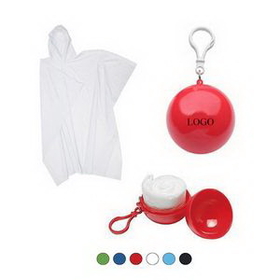Custom Disposable Ball Raincoats, 2 1/2" D