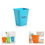 Custom Plastic Simple Trash Can, 8 1/4" L x 8 1/4" W, Price/piece