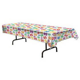 Custom "50" Table Cover, 54" W x 108" L