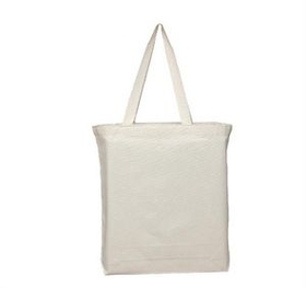 Custom Promotional Tote with Bottom Gusset, 15" W x 16" H x 3" D