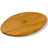Custom Football Bamboo Cutting Board, 11 3/4