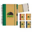 Custom Eco Notebook and Pen, 7" L x 5 1/2" W