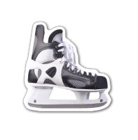 Custom 3.1-5 Sq. In. (B) Magnet - Hockey Skate, 30mm Thick