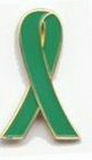 Blank Health/ Ecology/ Leukemia/ Ovarian Cancer/ Awareness Ribbon Pin