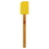 Custom Silicone Spatula with Bamboo Handle - Yellow, 11 3/4" L x 1 1/2" W x 1/4" Thick, Price/piece