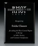 Custom Black Pearl Colored Glass Award (8