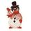 Custom Holiday Embroidered Applique - Waving Snowman, Price/piece