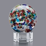 Custom Fantasia Hand Blown Art Glass Award
