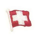 Custom International Collection Embroidered Applique - Flag of Switzerland