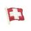 Custom International Collection Embroidered Applique - Flag of Switzerland, Price/piece