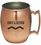Custom 12 Oz. Stainless Steel Moscow Mule Mug w/ Built In Handle, Copper Coated, Price/piece