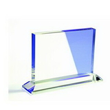 Custom Blue With Clear Crystal Combination Horizontal Panel