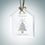 Custom Beveled House Shape Jade Glass Ornament Award, 3 1/2" H x 2 3/4" W x 1/8" D, Price/piece