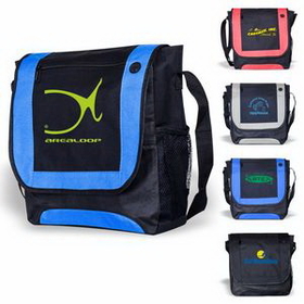 Budget Messenger Bag, Personalised Messenger Bag, Custom Messenger Bag, Adevertising Messenger, 12" L x 13" W x 4.5" H