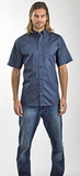 Custom Slim fit Woven Short Sleeve Button Up