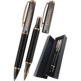 Custom The Crown Collection Black Ballpoint Pen Set