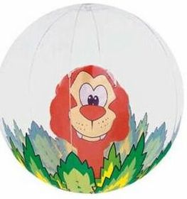 Custom 16" Inflatable Lion In The Jungle Beach Ball